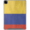 Colombia Flag Distressed iPad Pro 12.9in (2020) Clear Case